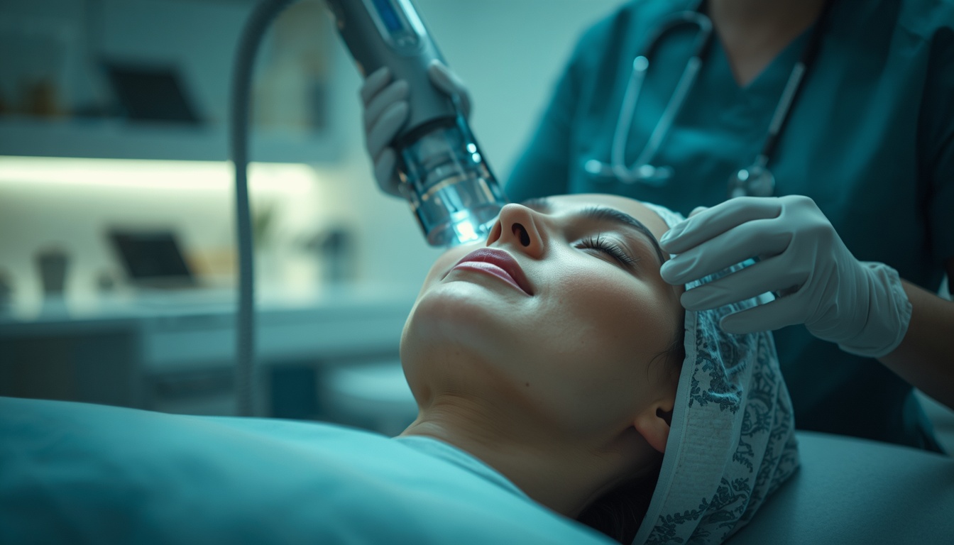 Advanced US-FDA approved laser system inside Aura Skin Clinic